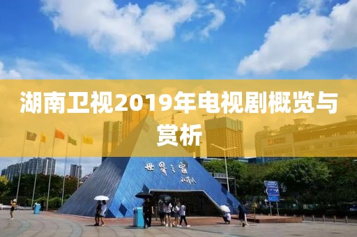 湖南卫视2019年电视剧概览与赏析