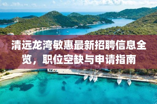清远龙湾敏惠最新招聘信息全览，职位空缺与申请指南