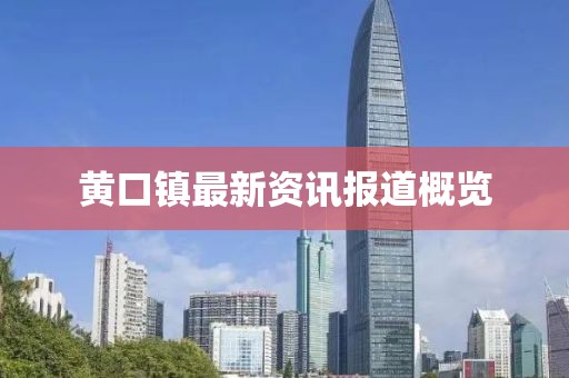 黄口镇最新资讯报道概览