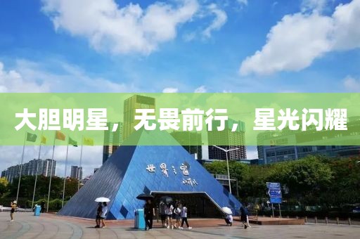 大胆明星，无畏前行，星光闪耀