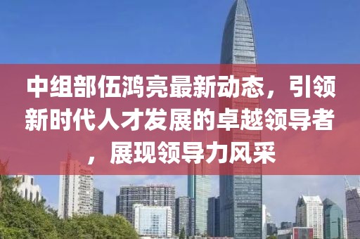 中组部伍鸿亮最新动态，引领新时代人才发展的卓越领导者，展现领导力风采