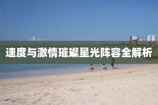 速度与激情璀璨星光阵容全解析