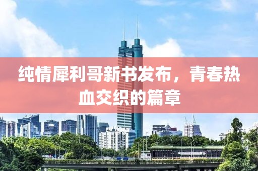 纯情犀利哥新书发布，青春热血交织的篇章