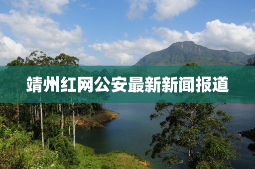 靖州红网公安最新新闻报道