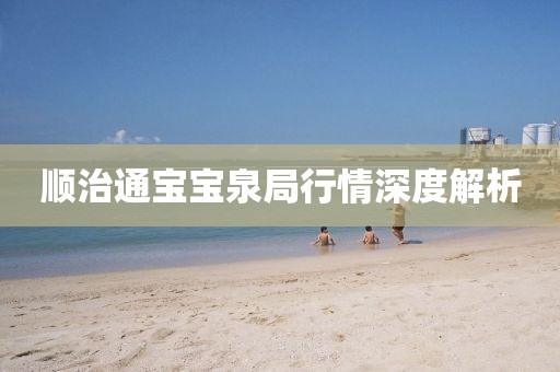 顺治通宝宝泉局行情深度解析