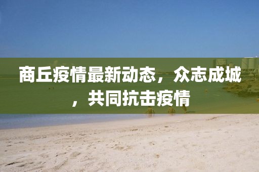 商丘疫情最新动态，众志成城，共同抗击疫情