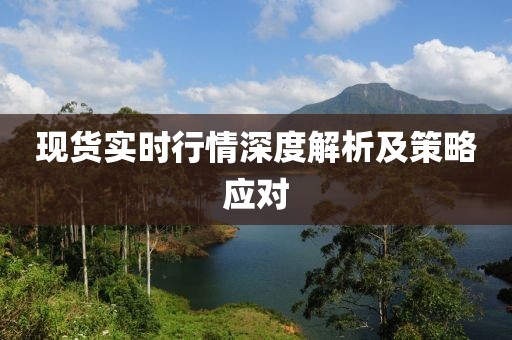 现货实时行情深度解析及策略应对