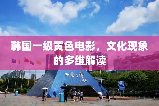 韩国一级黄色电影，文化现象的多维解读