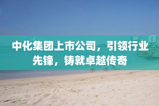 中化集团上市公司，引领行业先锋，铸就卓越传奇