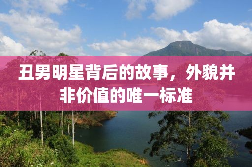 丑男明星背后的故事，外貌并非价值的唯一标准