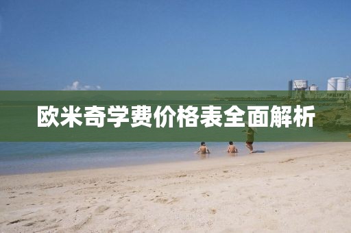欧米奇学费价格表全面解析