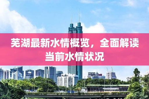 芜湖最新水情概览，全面解读当前水情状况