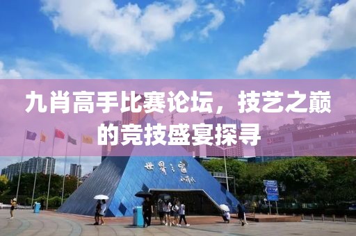 九肖高手比赛论坛，技艺之巅的竞技盛宴探寻