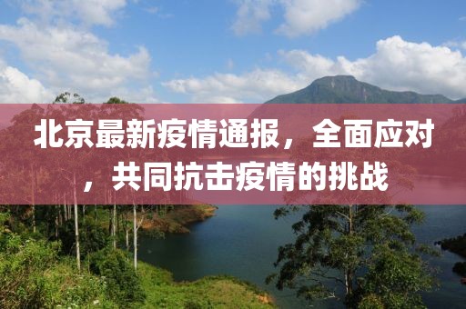北京最新疫情通报，全面应对，共同抗击疫情的挑战