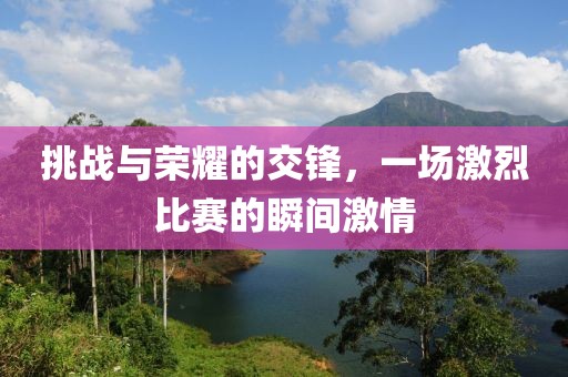 挑战与荣耀的交锋，一场激烈比赛的瞬间激情