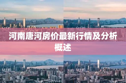 河南唐河房价最新行情及分析概述