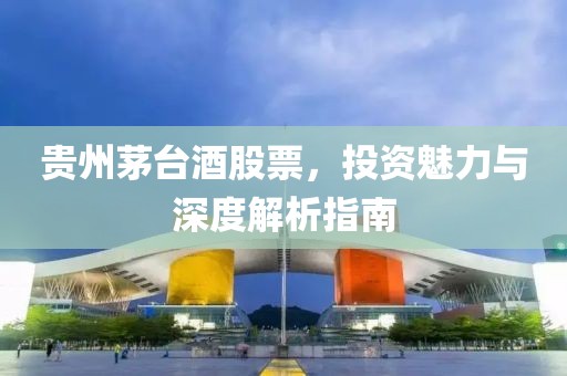 贵州茅台酒股票，投资魅力与深度解析指南