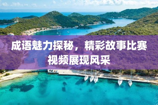 成语魅力探秘，精彩故事比赛视频展现风采