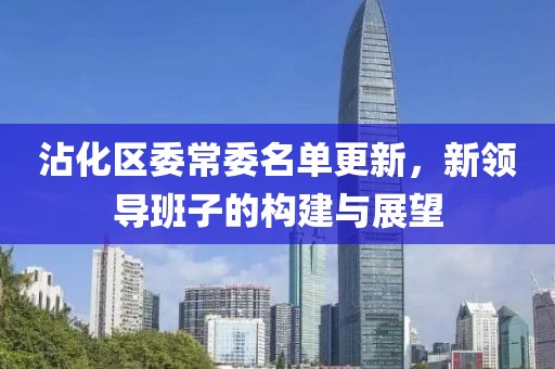 沾化区委常委名单更新，新领导班子的构建与展望