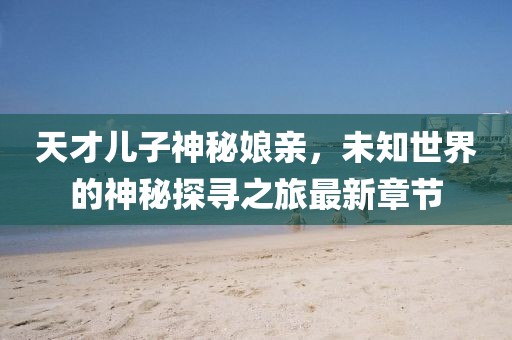 天才儿子神秘娘亲，未知世界的神秘探寻之旅最新章节