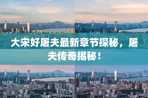 大宋好屠夫最新章节探秘，屠夫传奇揭秘！