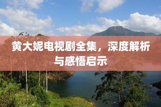 黄大妮电视剧全集，深度解析与感悟启示