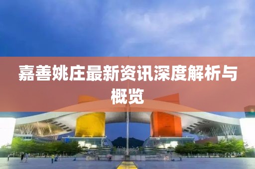 嘉善姚庄最新资讯深度解析与概览