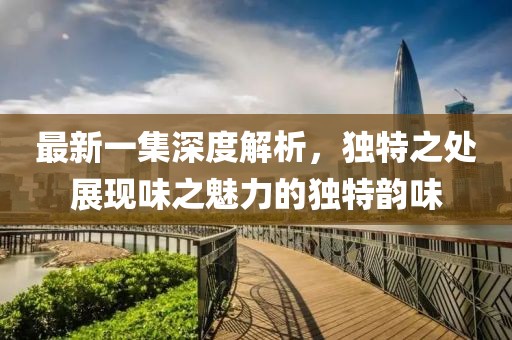 最新一集深度解析，独特之处展现味之魅力的独特韵味