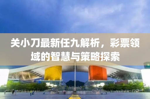 关小刀最新任九解析，彩票领域的智慧与策略探索