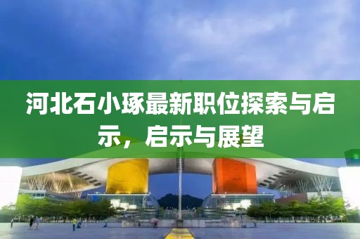 河北石小琢最新职位探索与启示，启示与展望
