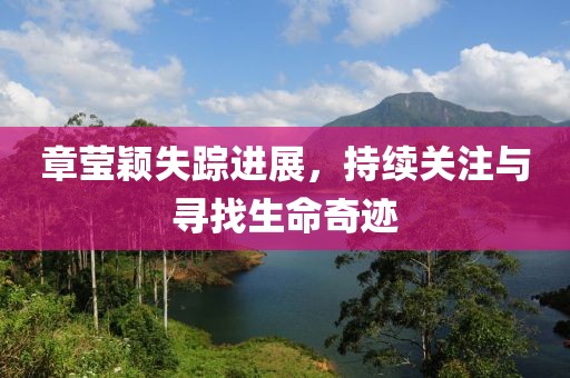 章莹颖失踪进展，持续关注与寻找生命奇迹