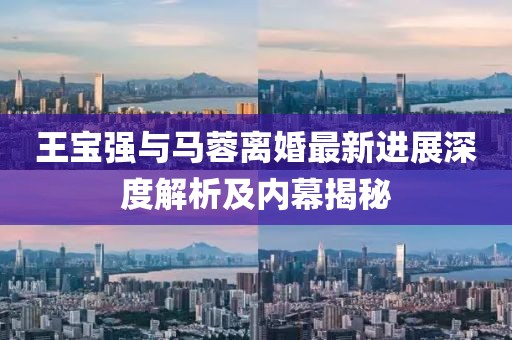 王宝强与马蓉离婚最新进展深度解析及内幕揭秘