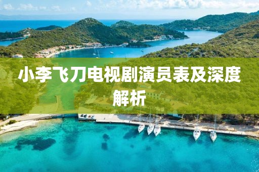 小李飞刀电视剧演员表及深度解析