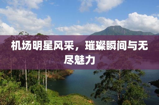 机场明星风采，璀璨瞬间与无尽魅力