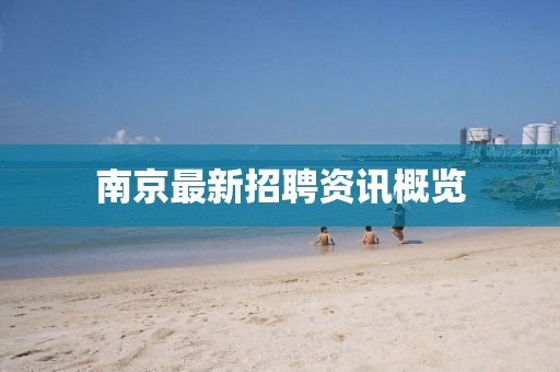 南京最新招聘资讯概览