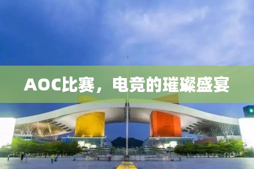 AOC比赛，电竞的璀璨盛宴
