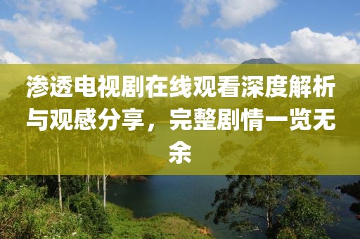 渗透电视剧在线观看深度解析与观感分享，完整剧情一览无余