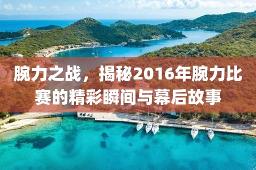 腕力之战，揭秘2016年腕力比赛的精彩瞬间与幕后故事