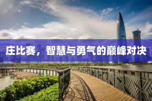 庄比赛，智慧与勇气的巅峰对决
