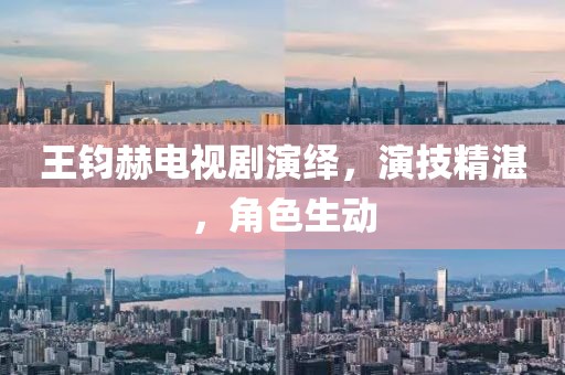 王钧赫电视剧演绎，演技精湛，角色生动
