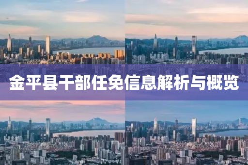 金平县干部任免信息解析与概览