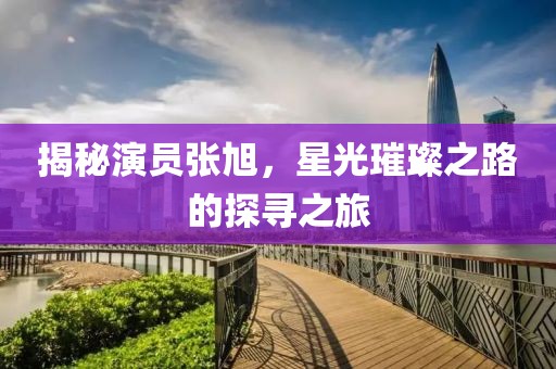 揭秘演员张旭，星光璀璨之路的探寻之旅