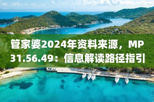 管家婆2024年资料来源，MP31.56.49：信息解读路径指引