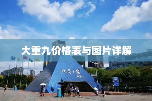 大重九价格表与图片详解