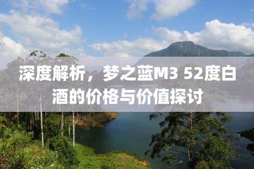 深度解析，梦之蓝M3 52度白酒的价格与价值探讨
