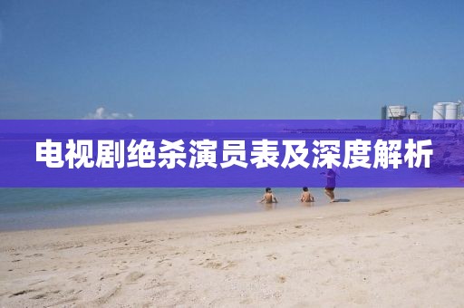 电视剧绝杀演员表及深度解析