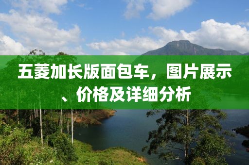 五菱加长版面包车，图片展示、价格及详细分析