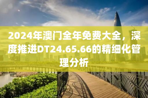 2024年澳门全年免费大全，深度推进DT24.65.66的精细化管理分析