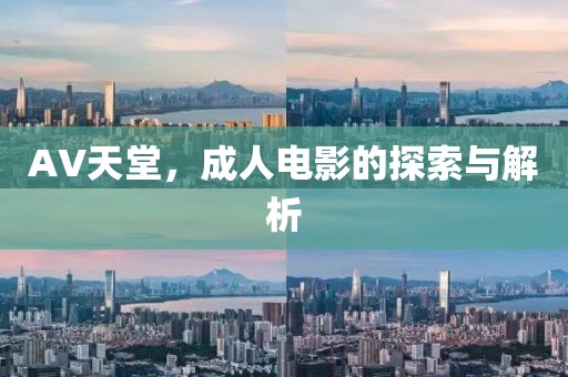 AV天堂，成人电影的探索与解析