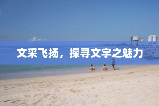 文采飞扬，探寻文字之魅力